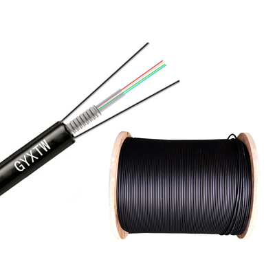 GYXTW 4 Core Single Mode Fiber Cable G652D Standard Steel Tape Armored High Tensile Strength voor buiten telecomprojecten