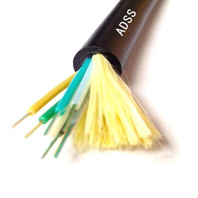 ADSS glasvezel kabel 48 Core G652D Single Mode voor 100m Span