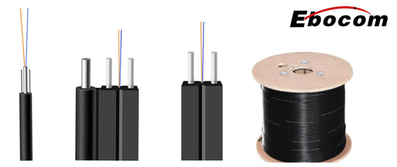 Buiten No Metal GJYXFCH 1- 4Core G652D G657A1 G657A2 Dropkabel Voor Ftth Communicatie