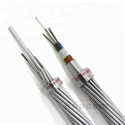 OPGW48B1-50 Overhead Ground Wire Cable 24 48 72 96Core Voor toren 220KV netwerkcommunicatie