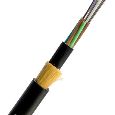 Duurzaam lichtgewicht ADSS 48 Core FRP Strength Member UV-resistant kabel voor buiteninstallatie