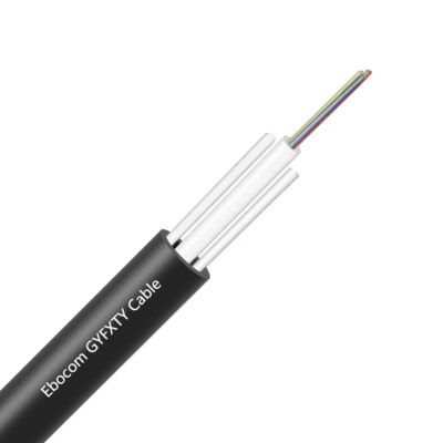 High Quality GYFXTY Central Loose Tube Non-Armored Outdoor Fiber Optic Cable with Parallel FRP Strength Member