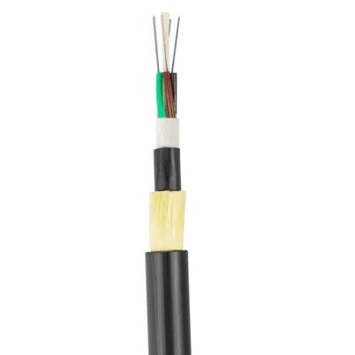 ADSS 48 Kernvezeloptische kabel Dubbeljasse Alle-diëlektrische zelfdragende kabel voor 200m Span