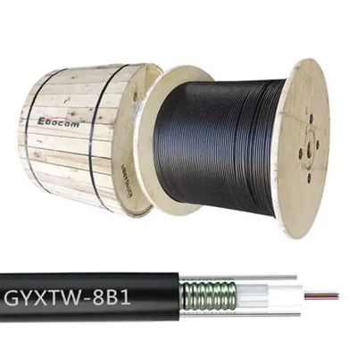 GYXTW 24 Core Central Loose Tube Armored Cable met staaldraad sterkte lid voor gebruik op lange afstand