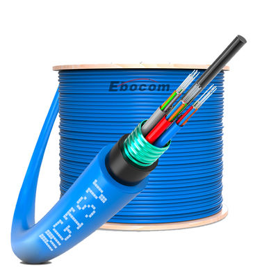 Flame-Retardant MGTSV Mining Fiber Optic Cable 12 24 36 48 60 72 Core Double Jackets For Mining