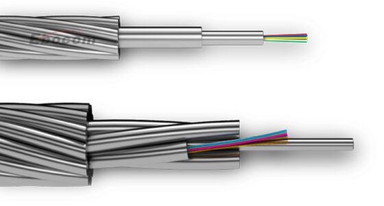 OPGW 72B1-150 Bovengrondse aarddraadkabel 72 96 144Core Voor Toren 220KV 110KV Communicatie